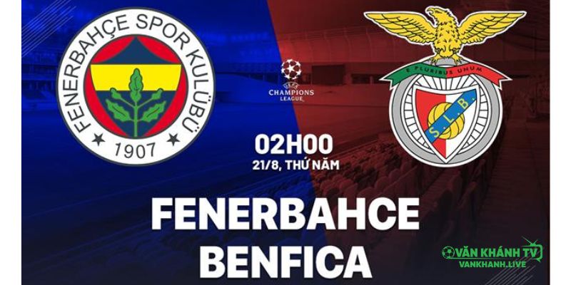 Nhận định trận đấu Fenerbahce vs Benfica, 2h00 ngày 21/8.